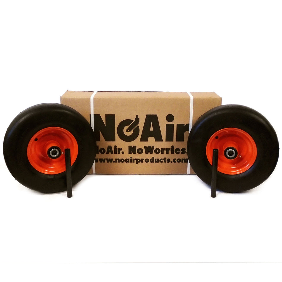 NoAir® (2) Bad Boy Flat Free Wheel Assemblies 13x6.50-6 022-1050-00