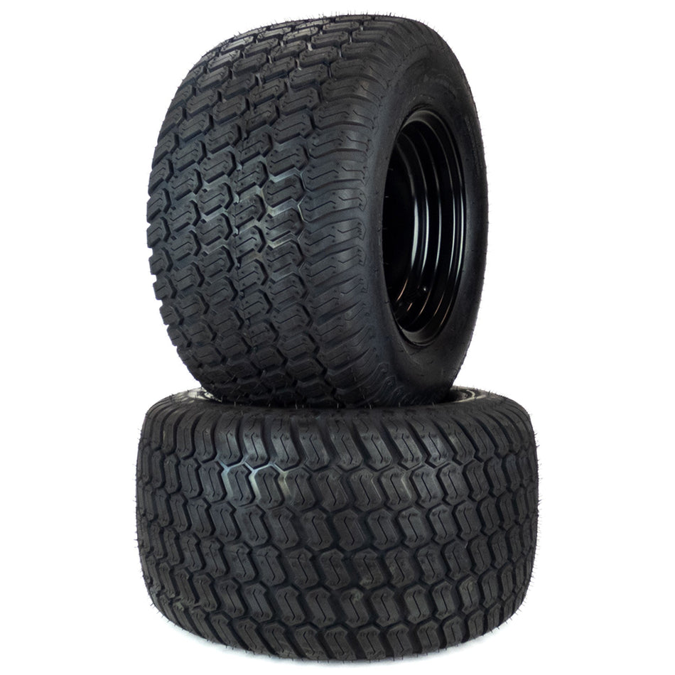(2) Gravely Ariens 20x12.00-10 Tire Assemblies Fits ZT XL 60" 07101422