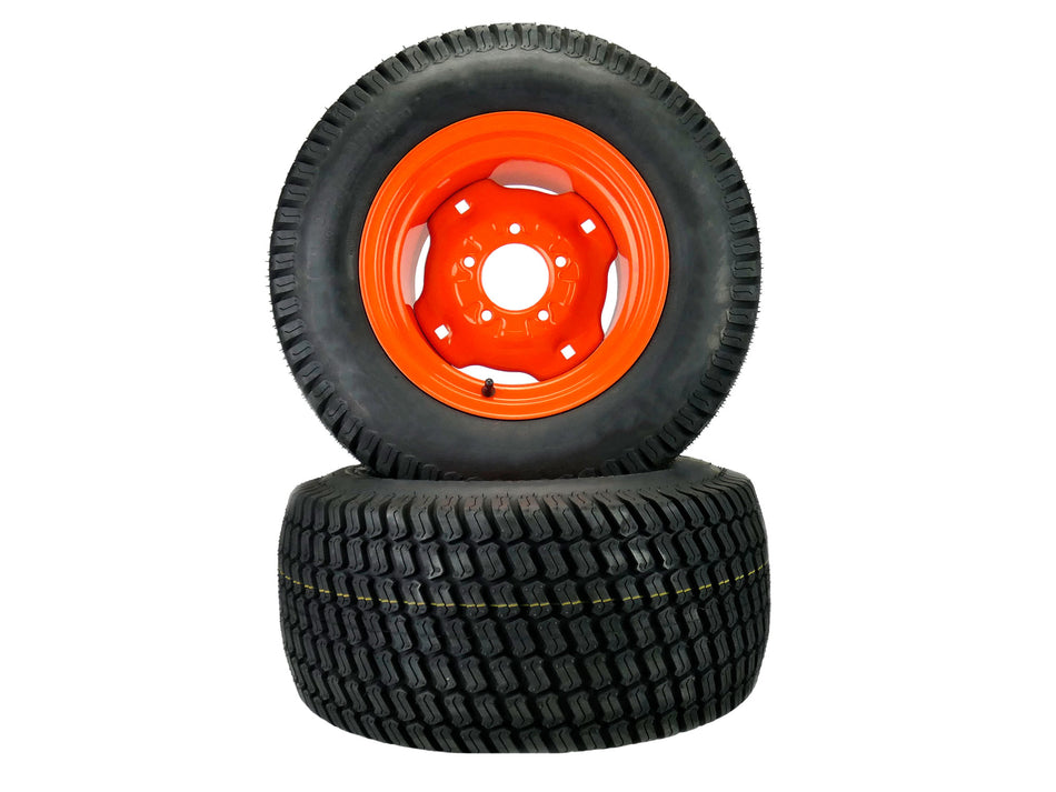 (2) Wheel and Tire Assemblies 23x10.50-12 Fits Kubota ZG222 ZG227 K3271-17200