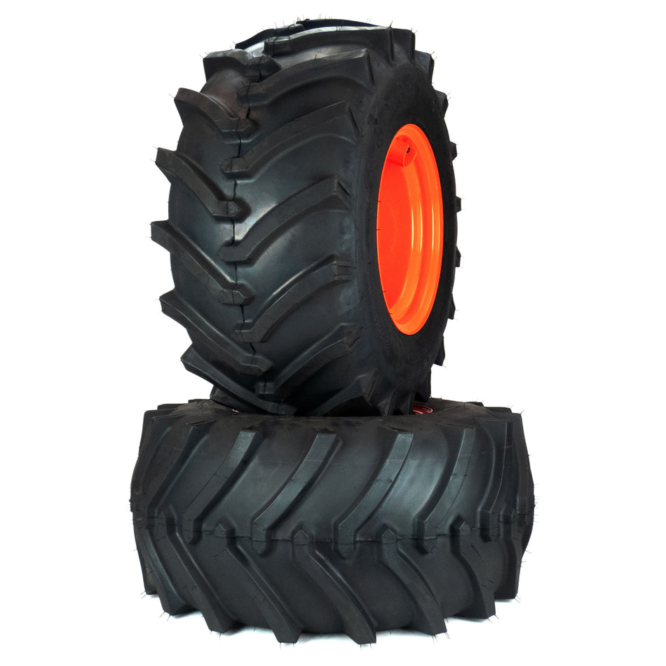 (2) Lawn Trac Rear Wheel Assemblies 26x12.00-12 Fits Kubota BX2350 BX2370 BX2380
