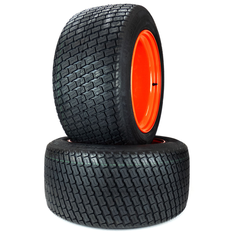 (2) HBR Lawn Master Tire Assemblies 26x12.00-16 Fits Kubota ZD1211 ZD1511 60" 72" K3441-17400