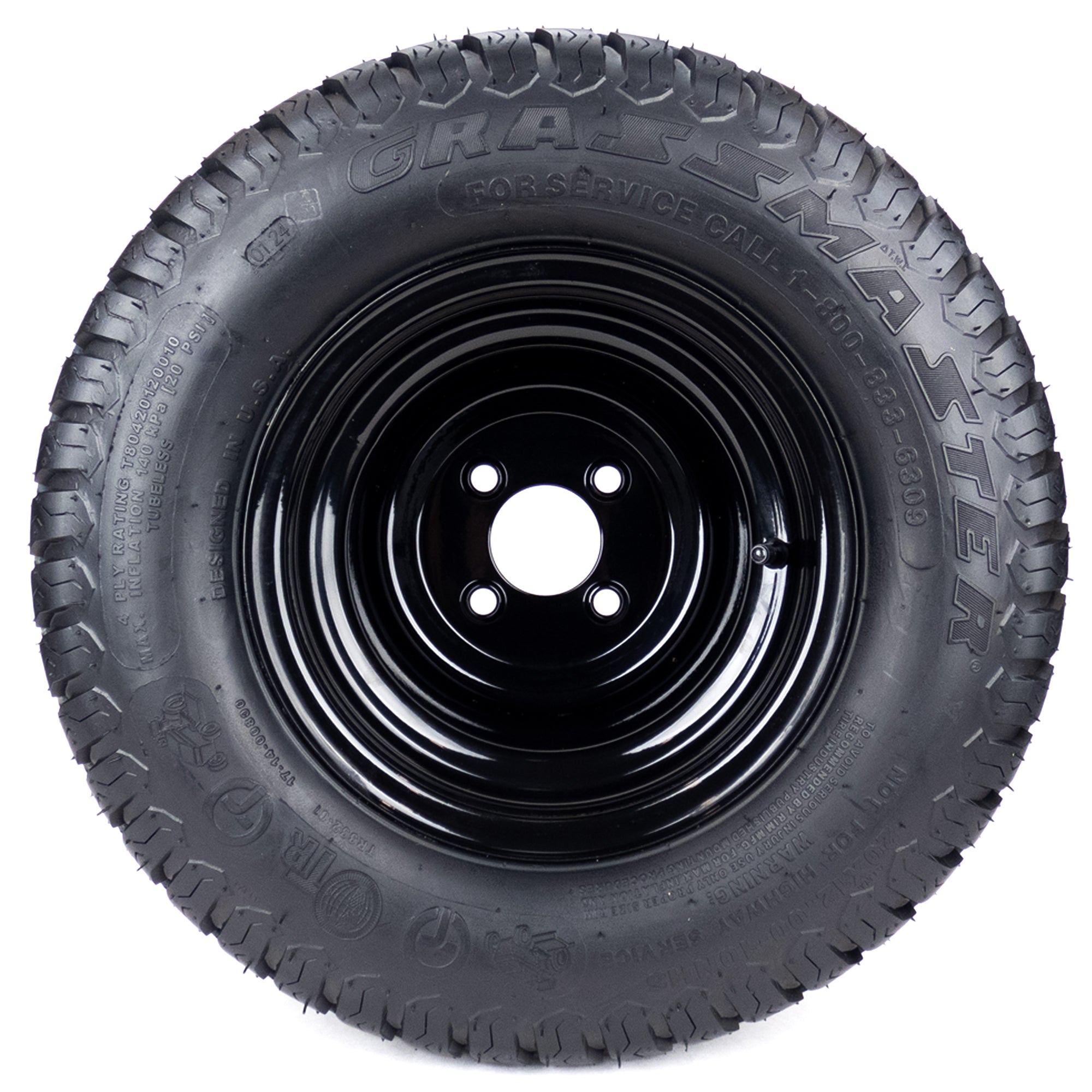1) Turf Tire Assembly 20x12.00-10 Fits Hustler Raptor XD 54