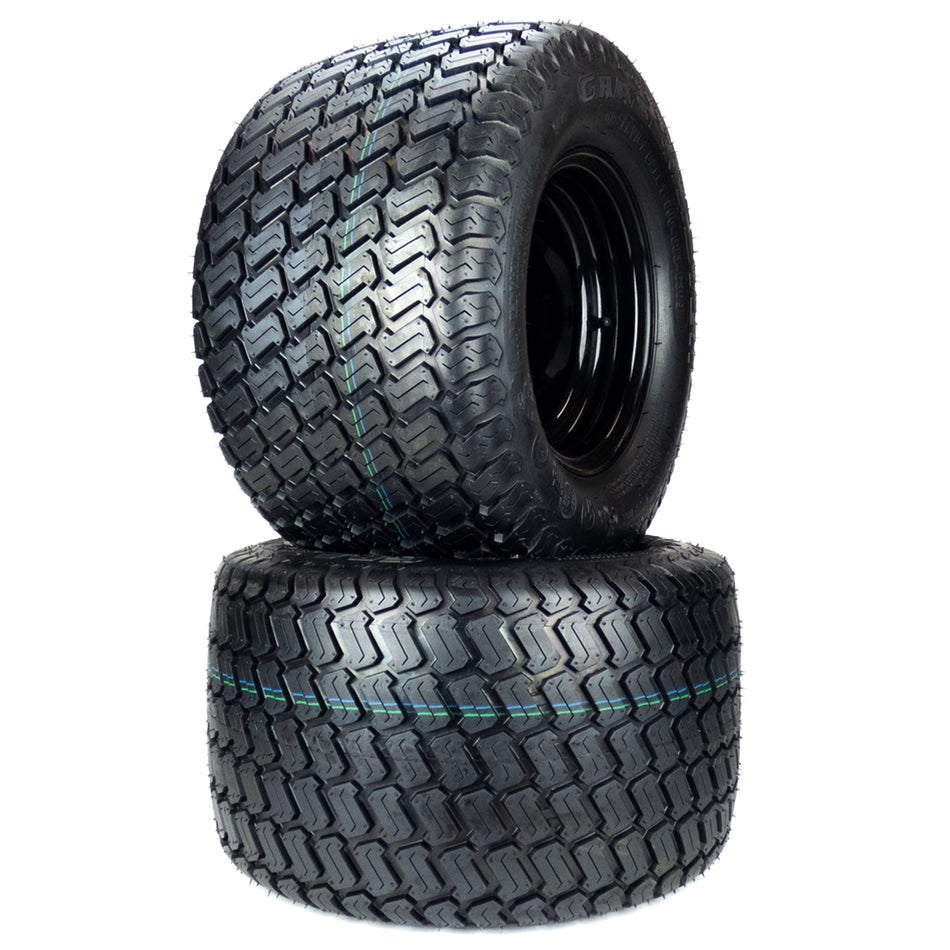 (2) Tire Assemblies 20x12.00-10 Fits Hustler Raptor SD 54" 60" 601349 601347