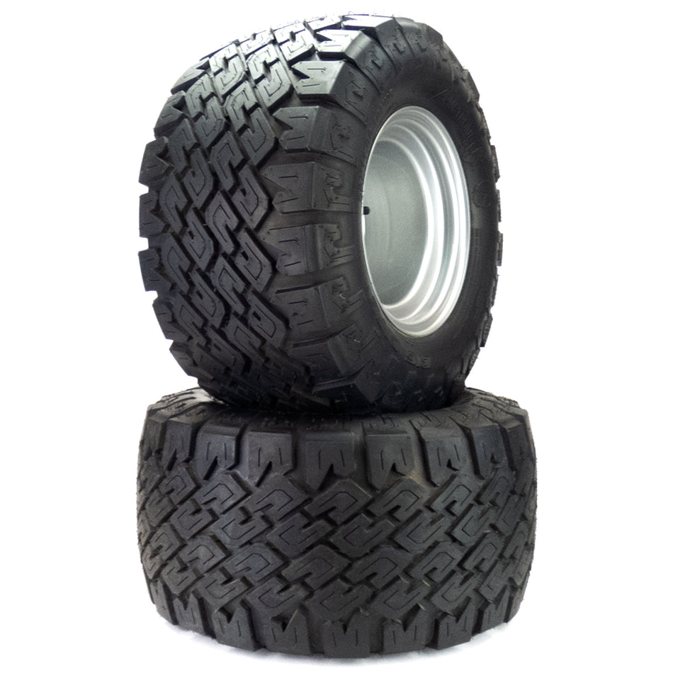 (2) Wheels/Tires 22x11.00-10 Fits Hustler Raptor SDX 54" & 60" Replaces 607099