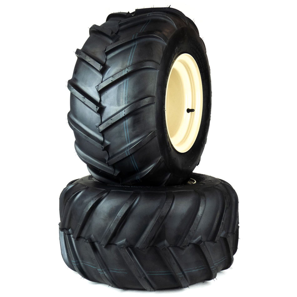 (2) Wheel and Tire Assemblies 22x11.00-10 Compatible With Grasshopper 700 Series Bar Tread