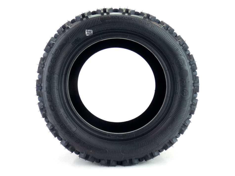 (1) All Terrain Tire 18x10.50-10 6 Ply 350 Mag