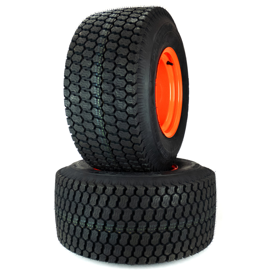 (2) Super Turf Tire Assemblies 26x12.00-12 Fits Kubota BX2350D BX2370 BX2380 K2561-17100