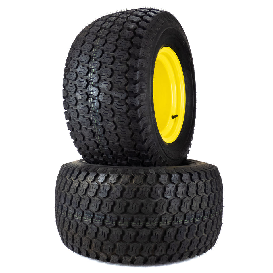 (2) Super Turf Tire Assemblies Compatible With ZTrak Pro 24x12.00-12 TCA17309
