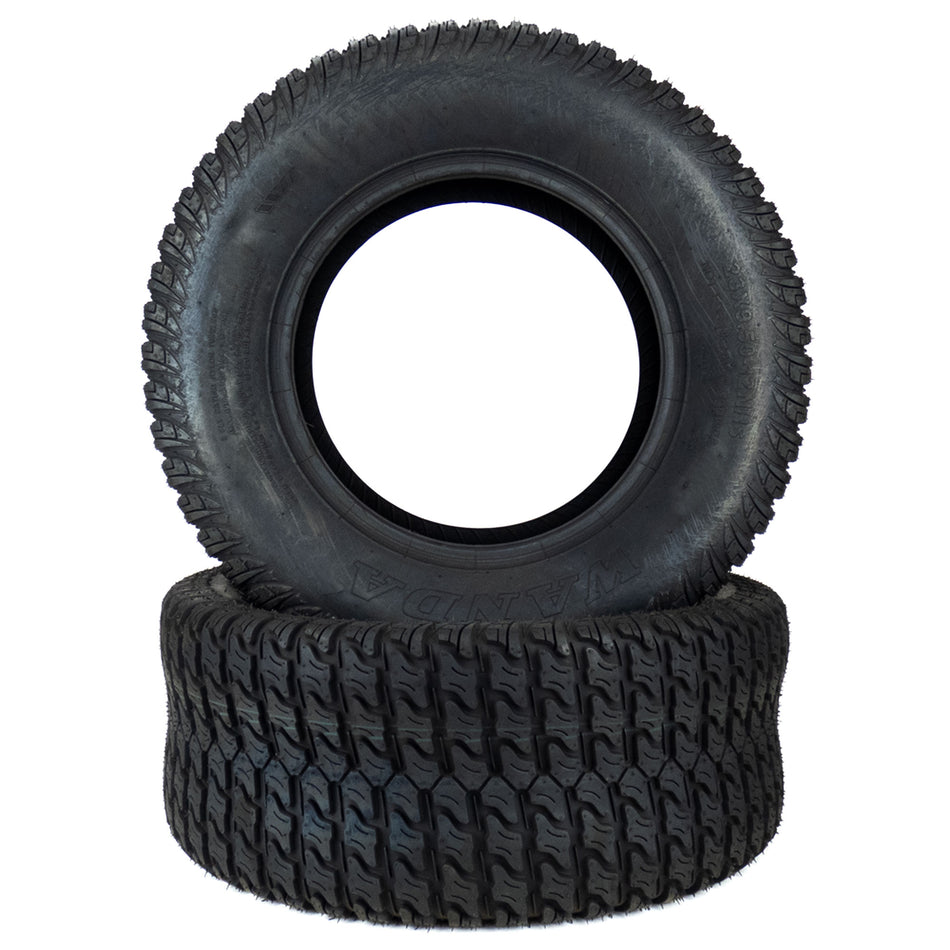 (2) 23x9.50-12 4 Ply Smart Turf Tires for Lawn & Garden Mower