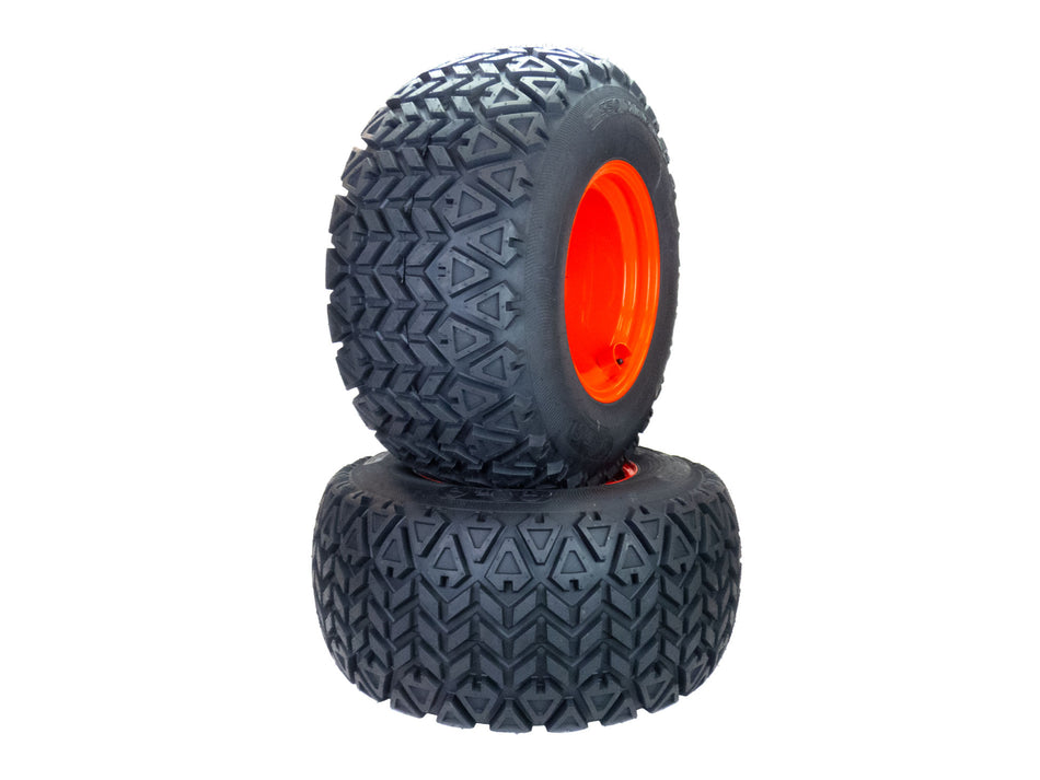 (2) All Terrain Tire Assy 26x12.00-12 Fits Kubota BX2350 BX2360 BX2370 BX2380