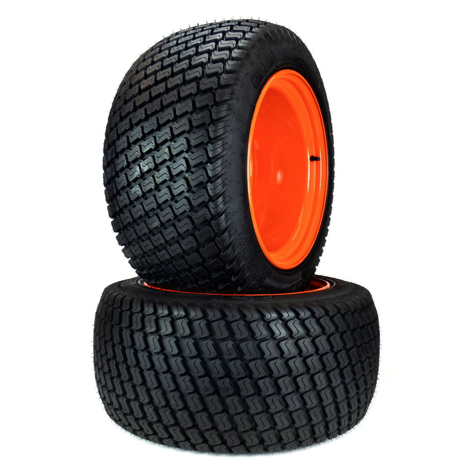 (2) Turf Tire Assemblies 26x12.00-16 Fits Kubota ZD1211 ZD1511 60" 72" K3441-17400