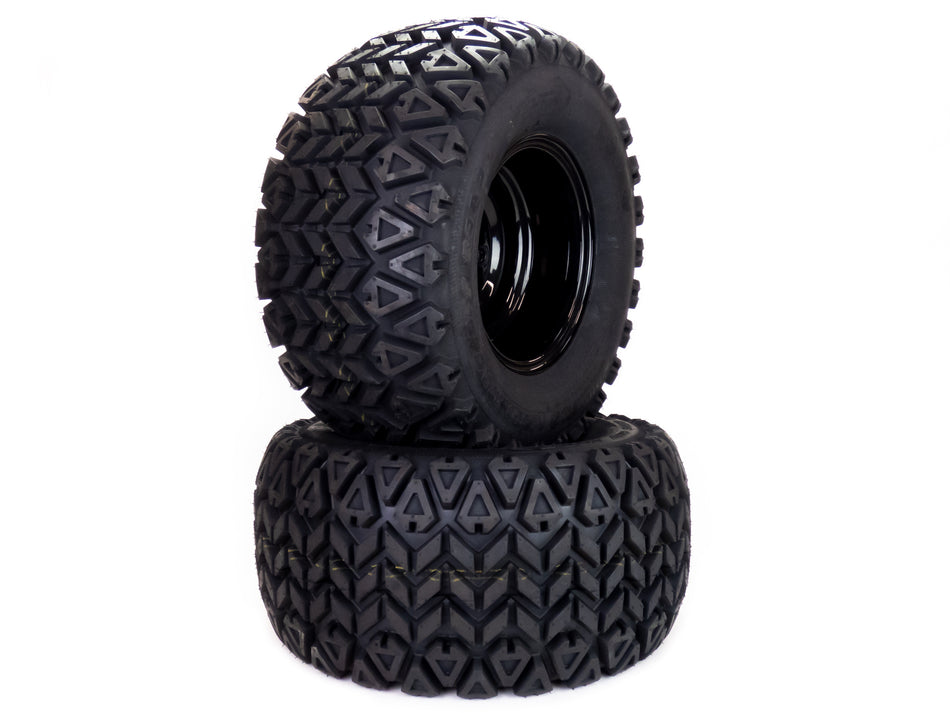 (2) All Terrain Tire Assy 22x11.00-10 Fits Bad Boy ZT Elite Replaces 022-2014-00
