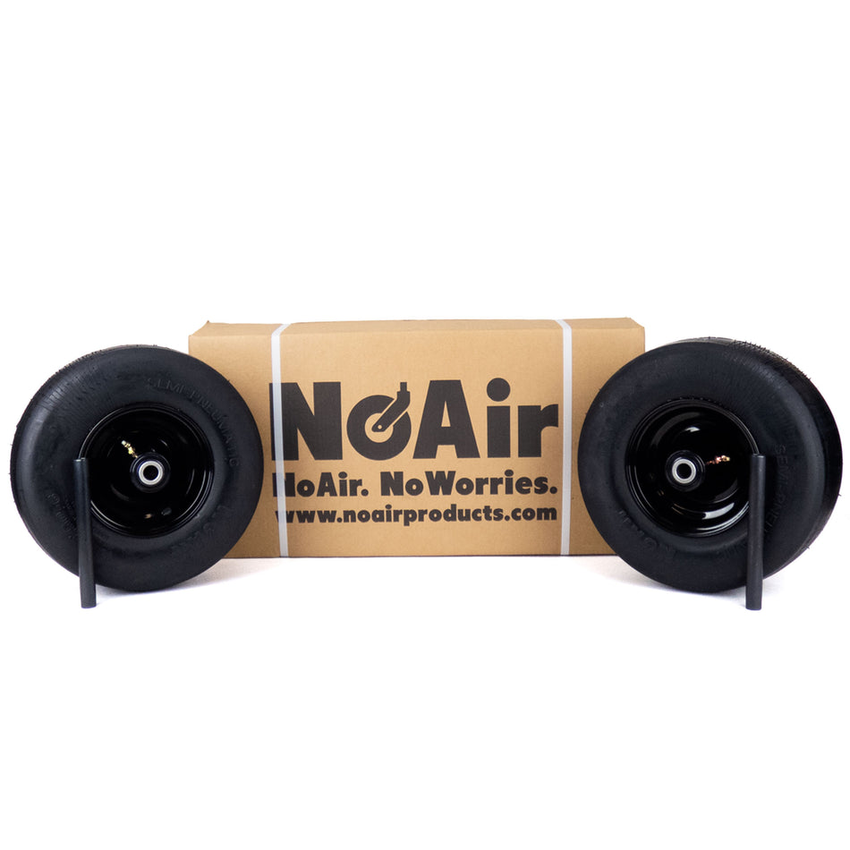 NoAir® (2) Wright Flat Free Wheel Assemblies Stander ZK 13x6.50-6 Replace 72460028