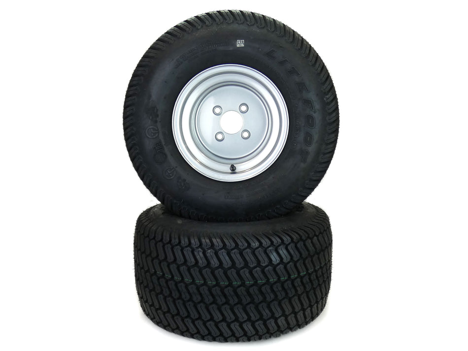 (2) Turf Wheel/Tire Assemblies 23x11.00-10 Fits Hustler Fastrak SDX 54" 60"