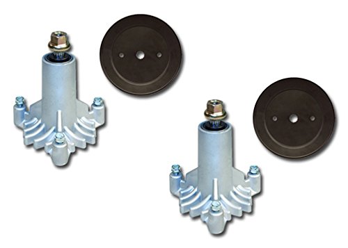 2 Heavy Duty Spindle Assembly Replaces 130794 Includes 2 Pulleys