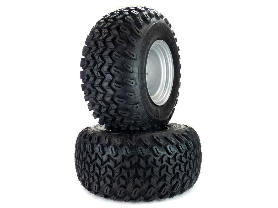 (2) All Terrain Tire Assemblies 22x11.00-10 Fits Hustler Raptor SDX 54" & 60" Repl 607099