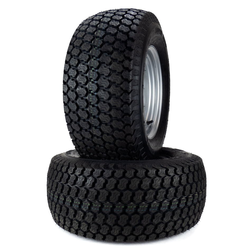 (2) Turf Tire Assemblies 24x9.50-12 Fits X-ONE 52" & 54" 604106