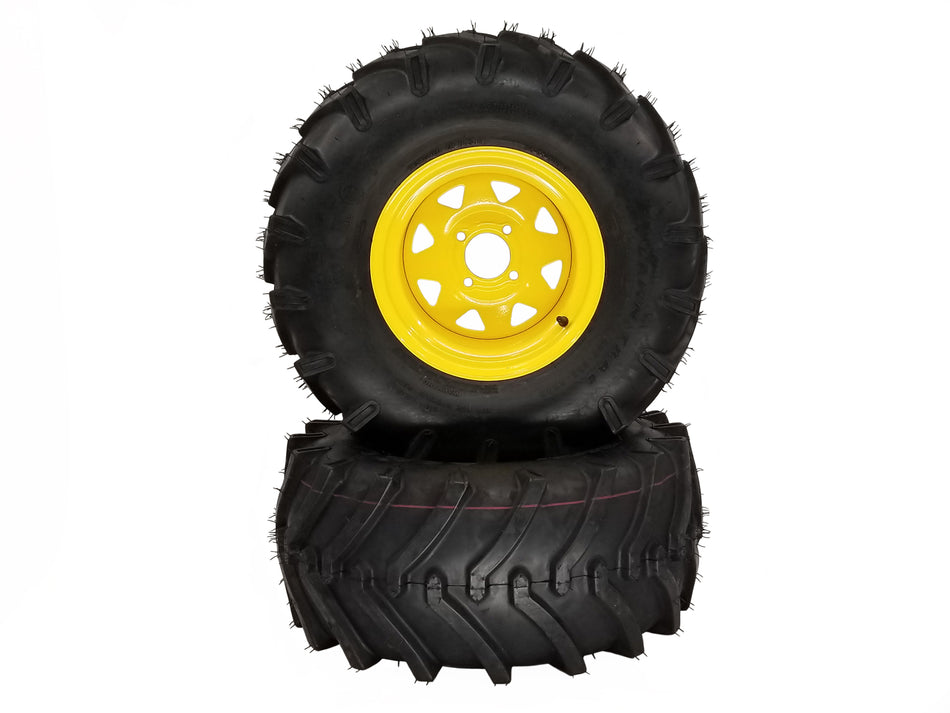 (2) Wheel Assemblies 26x12.00-12 fits John Deere Lawn Trac ZTrak 997R TCA20130