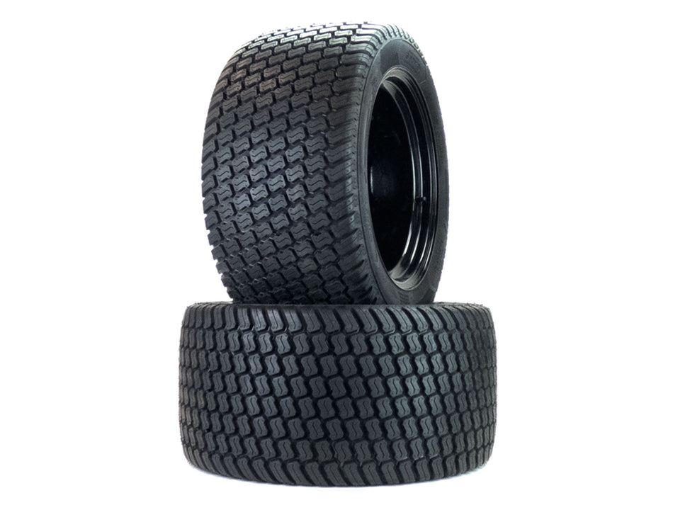 (2) Flat Free Turf Tire Assemblies 26x12.00-12 or 16 Fits Renegade / 333G5 / ZD1211-60 / Never Down 5 Lug Black