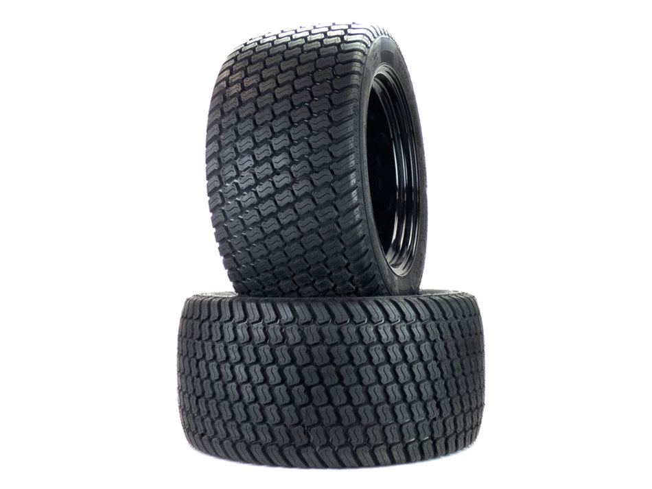 (2) Flat Free Turf Tire Assemblies 26x12.00-12 Compatible With Hustler Super Z 66" 72" 607647 603928
