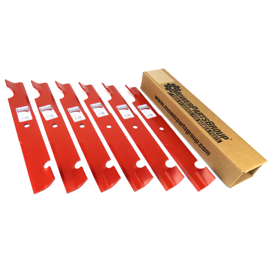 P591 (6)  Heavy Duty Blades Replaces Bad Boy 038-0005-00 fits 54" Deck