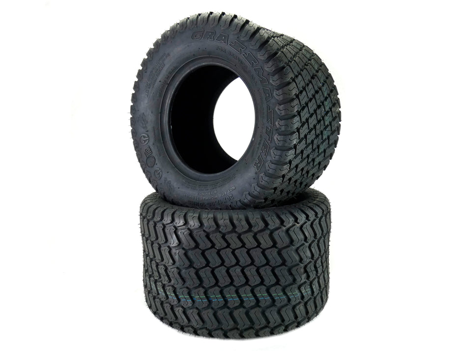 (Set of 2) 20x12.00-10 Tires (Replacement tire for Hustler Raptor 54”, 60” SD and SDX and Others)