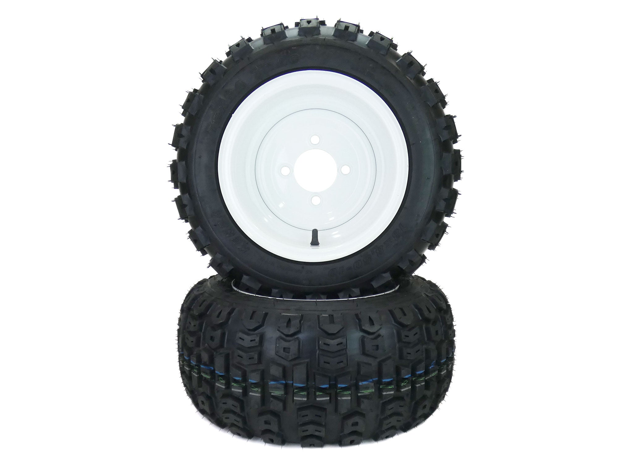 2 All-Terrain Tire & Wheel Assemblies 18x10.50-10 - Fits Walker Mowers B, C, D, T Models