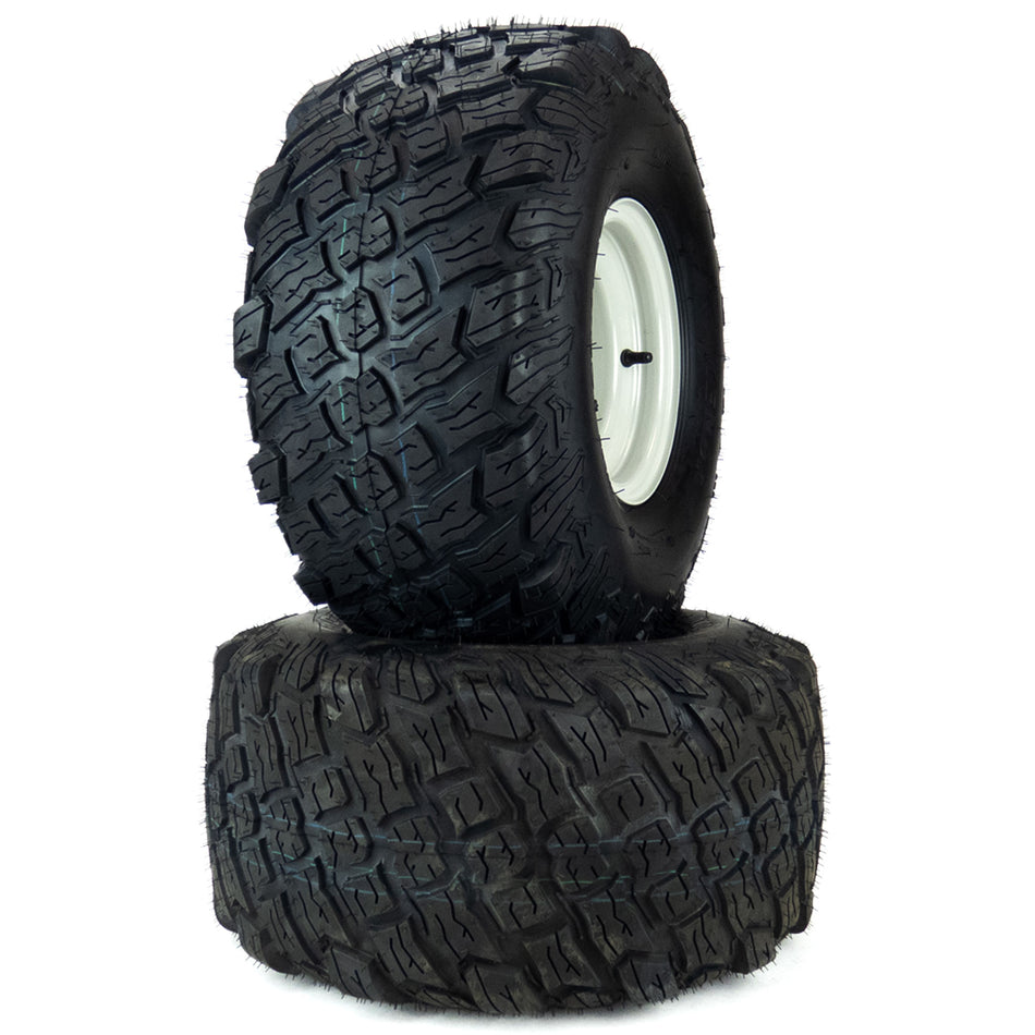 (2) Reaper Turf Tire Assemblies 20x10.00-8 Fits Gravely Ariens ZT XL 48" 54" 07100513