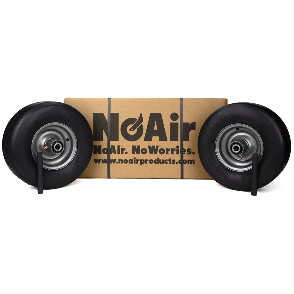 NoAir® (2) Flat Free Tire Assemblies 13x5.00-6 Compatible with Encore Arrow X 50" 60" EA50X EA60X 5002440H