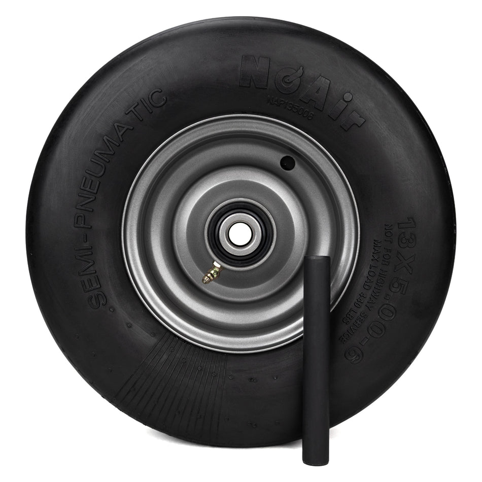 NoAir® (2) Flat Free Tire Assemblies 13x5.00-6 Compatible with Encore Arrow X 50" 60" EA50X EA60X 5002440H