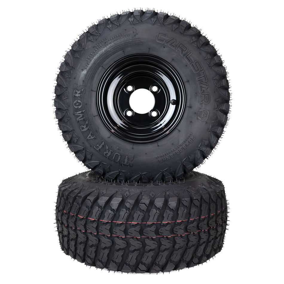 Turf Armor Tire Assemblies 20x8.00-8 Fits Gravely ZT X ZT XL 42" 07101430