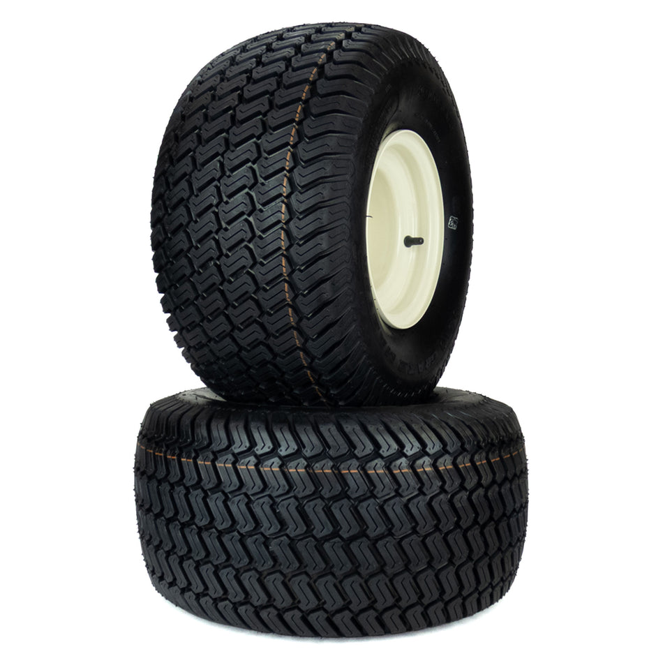 (2) Turf Tire Assemblies 20x10.00-8 Fits Cub Cadet ZT1 50" 54" 634Z05430 634Z07244