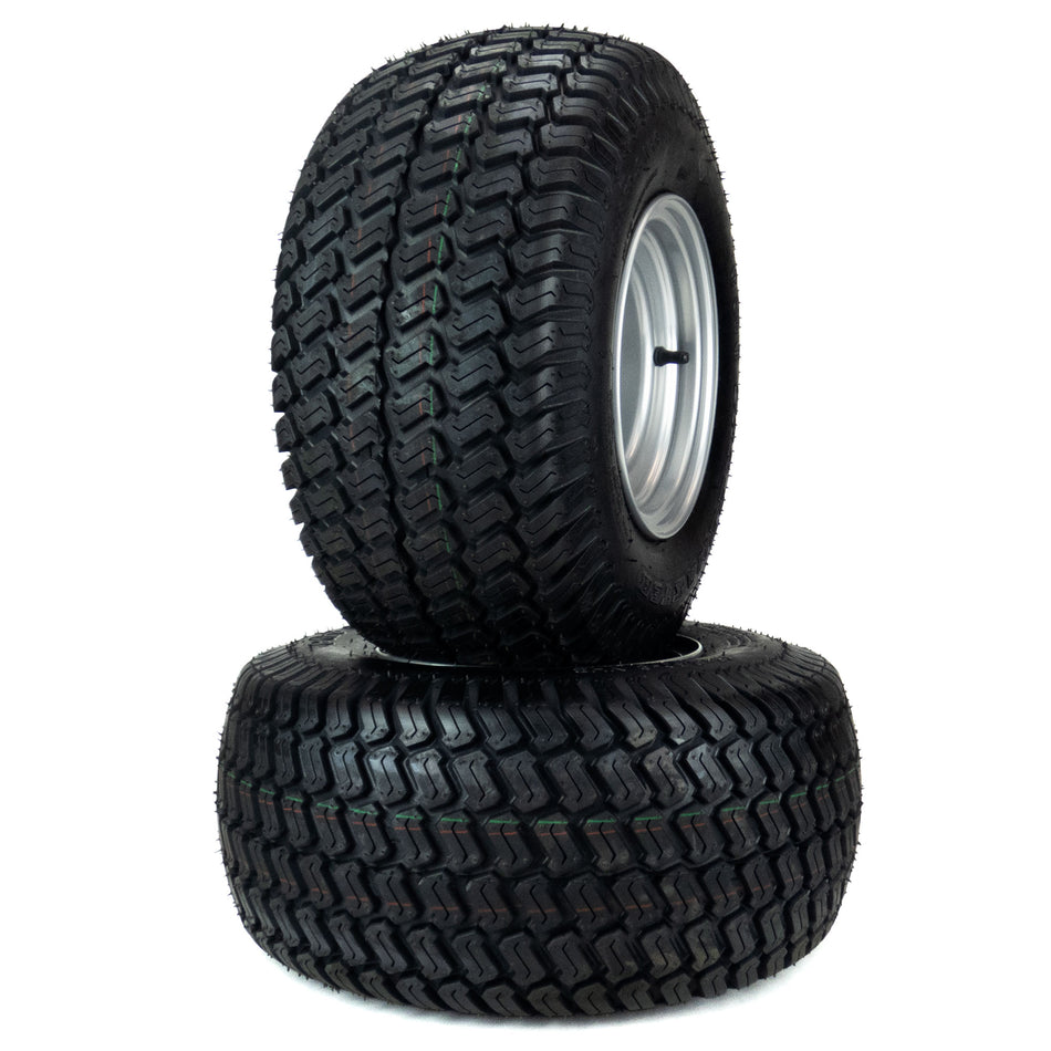 (2) Turf Tire Assemblies 18x8.50-8 Fits Hustler Raptor 42" 52" 604013