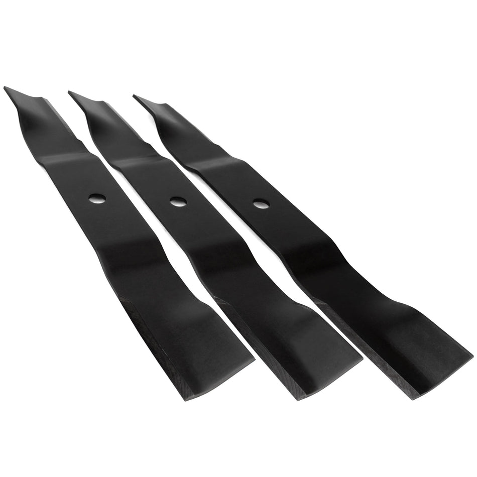 (3) OEM High Lift Blades Fits Ariens Ikon & Gravely ZTX ZT XL 52" 04771200