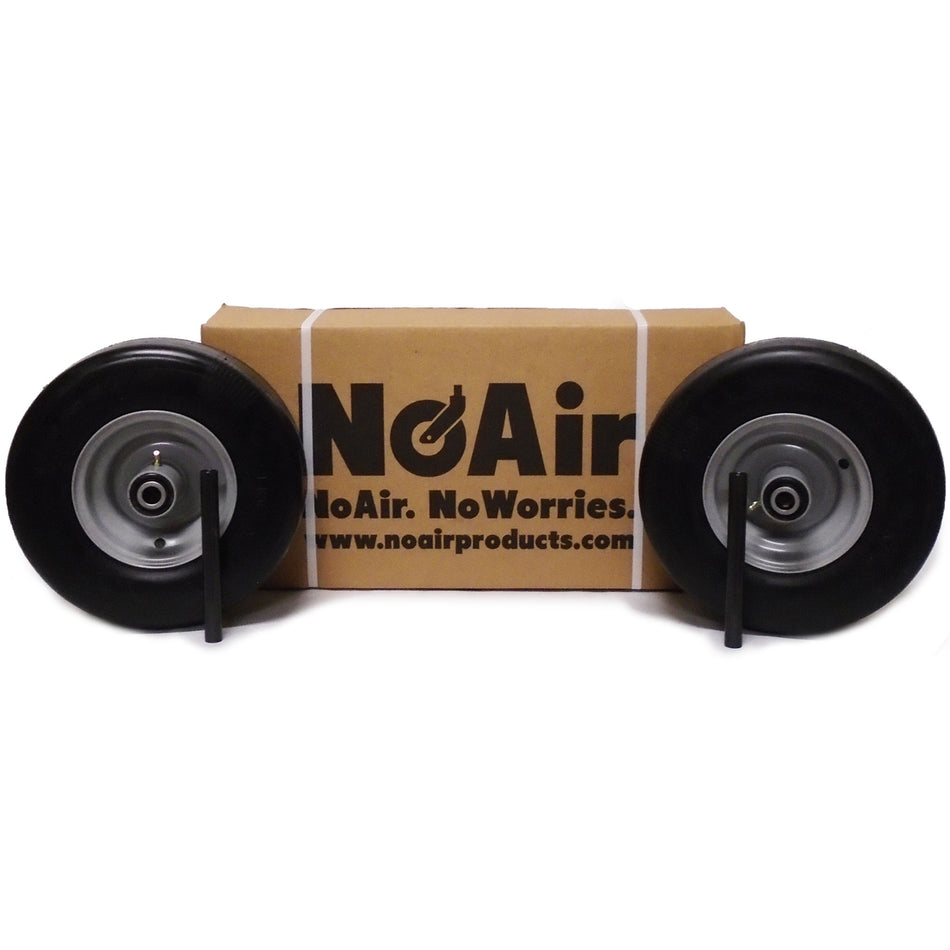 NoAir® (2) Flat Free Tire Assy 13x6.50-6 fits Husqvarna 581199501, 539105521, 510154601