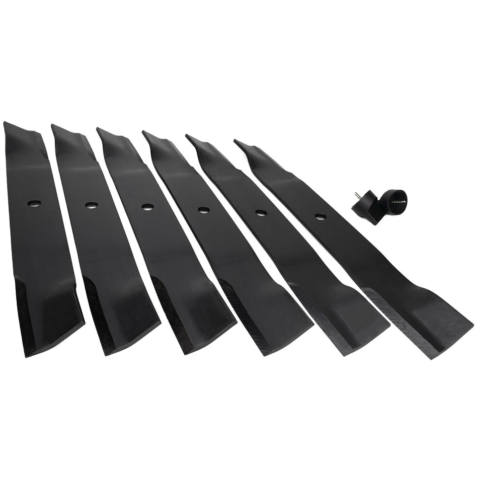 (6) OEM High Lift Blades Fits Gravely Pro-Turn & Pro-Master 60" 09081200