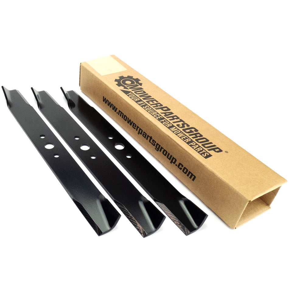 (3) Medium Lift Blades Fits Simplicity AYP Snapper with 50" deck 1708229