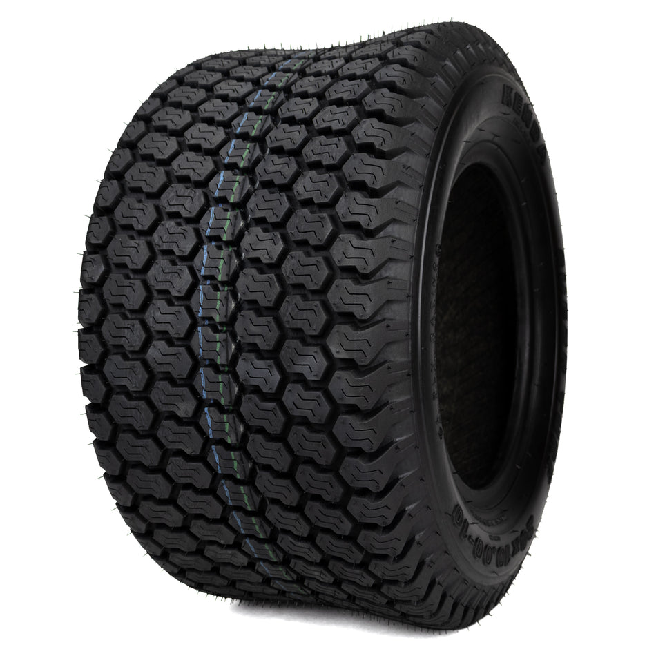 (1) Super Turf 20x10.00-10 4 Ply Tire for Lawn Garden Tractor and Zero Turns