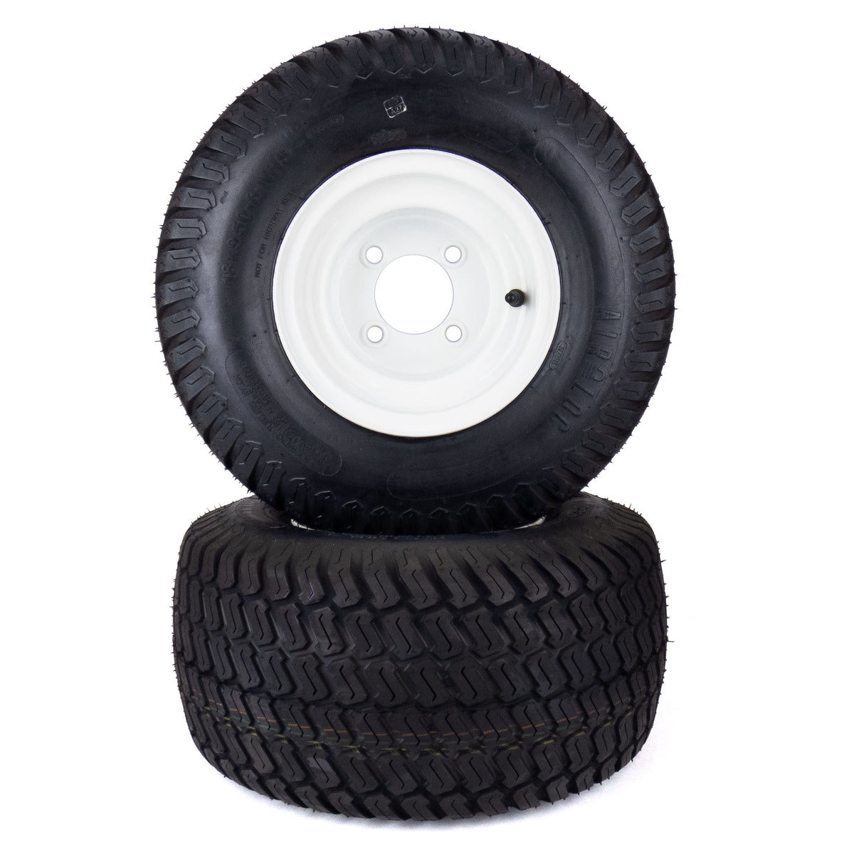 Toro 3200 Rear Rims (2) Wheel Assemblies 18x9.50-8 Fits Toro Timecutter Replaces 110-6883 ...