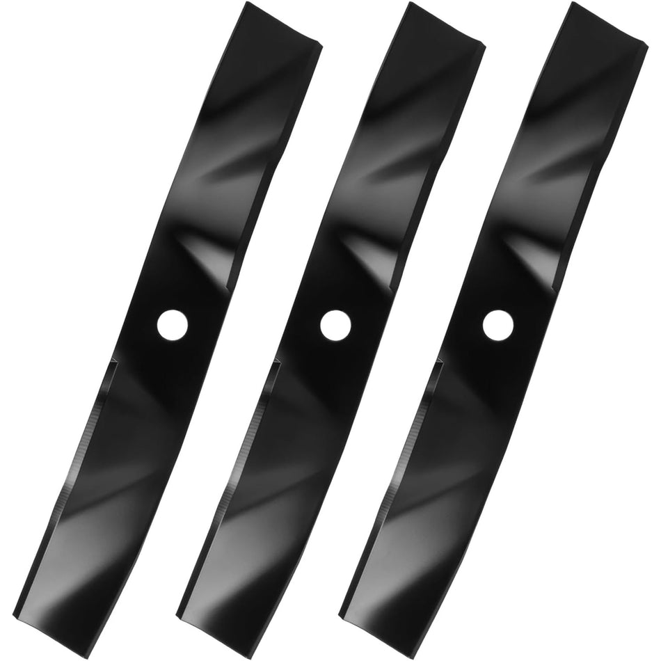 (3) Blades for Exmark 60" Laser Z Turf Ranger Tracer Ultra Cut Radius 103-6393