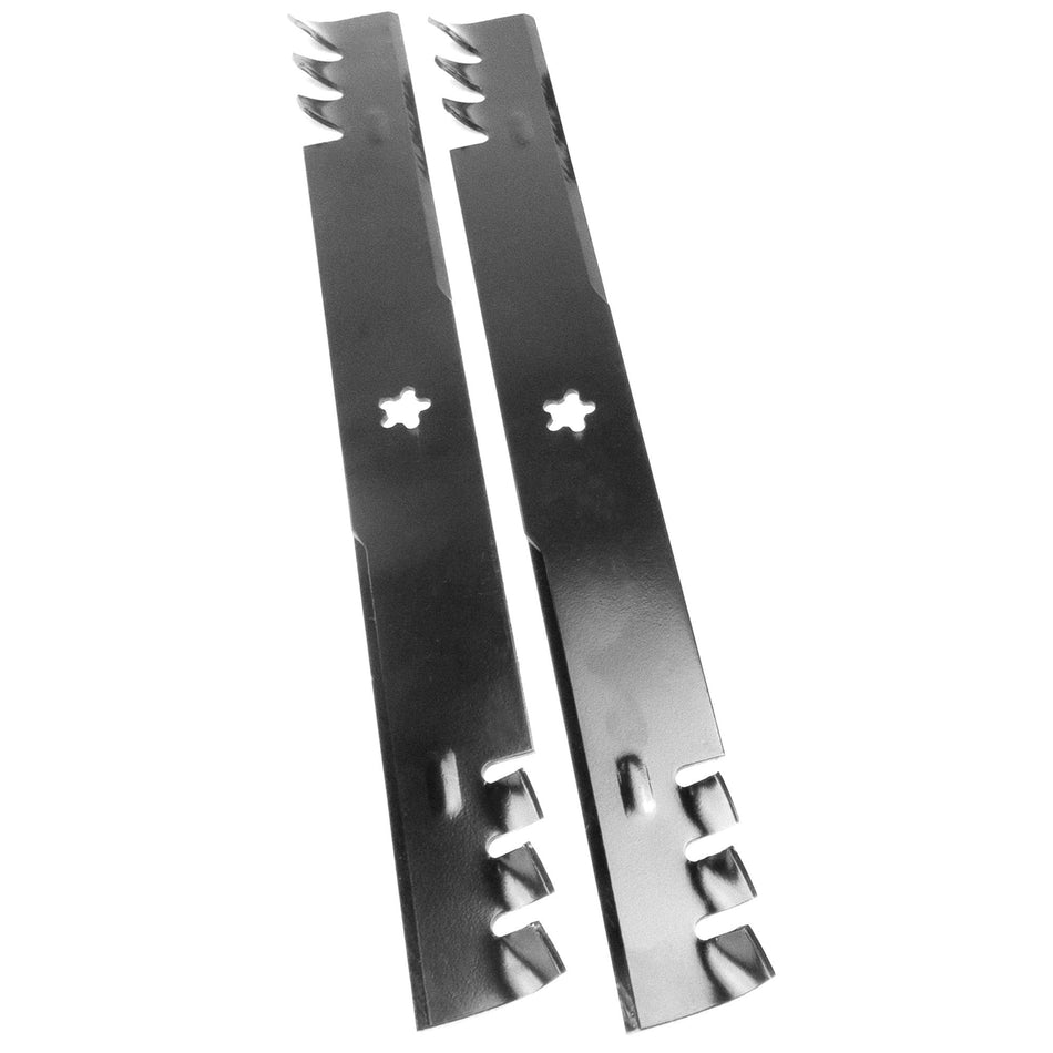 (2) Mulching Blades Fits Husqvarna Poulan Craftsman 46" YTH22V46 Z246 RZ4623 532403107 403107