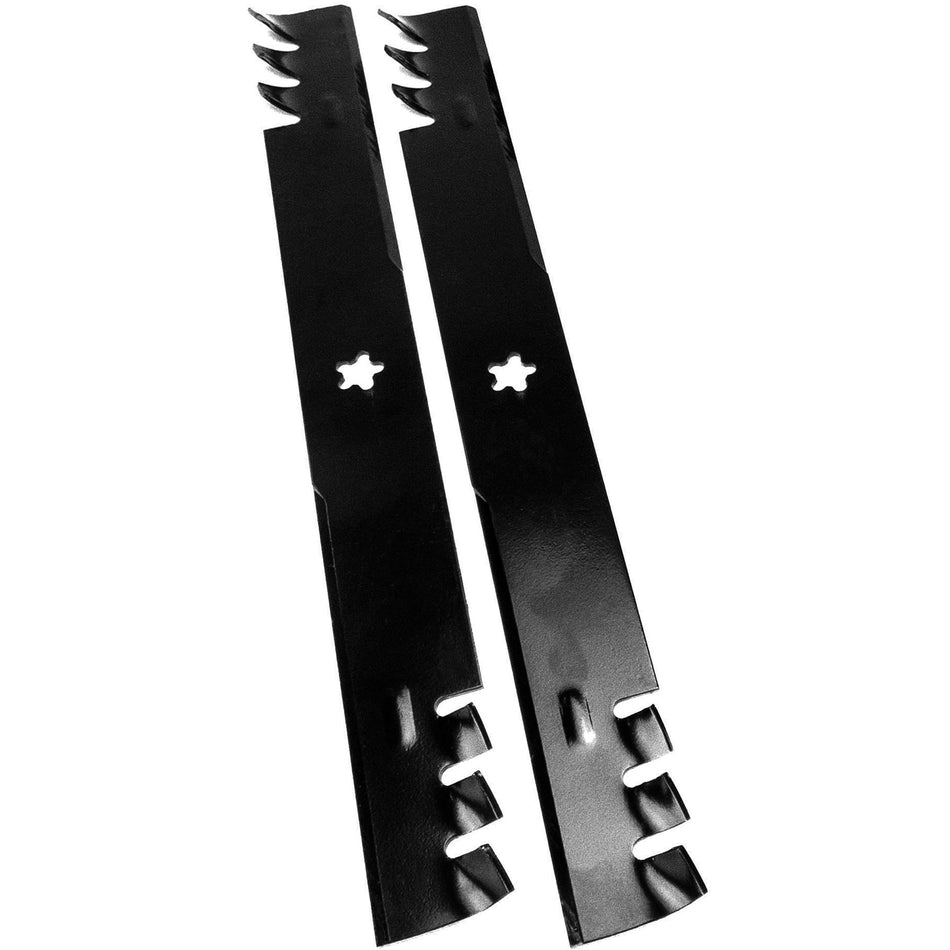 (2) Mulching Blades Fits Husqvarna Poulan Craftsman 46" YTH22V46 Z246 RZ4623 532403107 403107