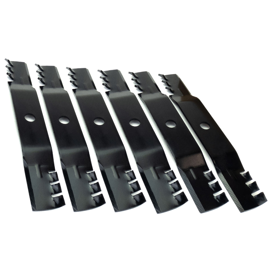 (6) Mulching Blades for Kubota 60" K5647-34340, K5647-34330