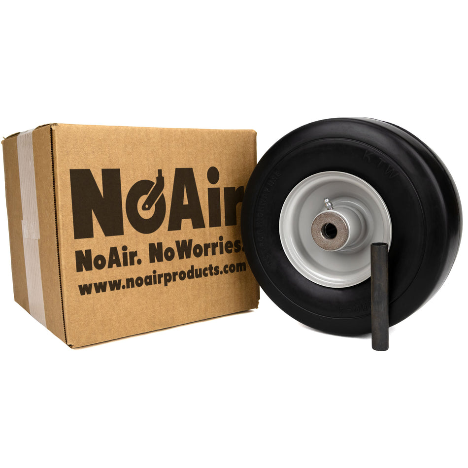 NoAir® (1) Flat Free Tire Assembly 9x3.50-4 Fits Gravely Hydro & Gear 07100931