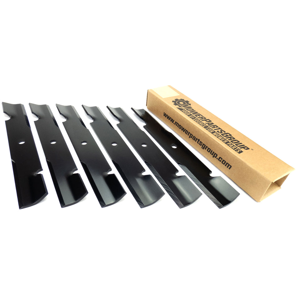 (6) Blades for Bobcat, Bad Boy, Exmark, Gravely 54" 038300000, 112111-02, 32022