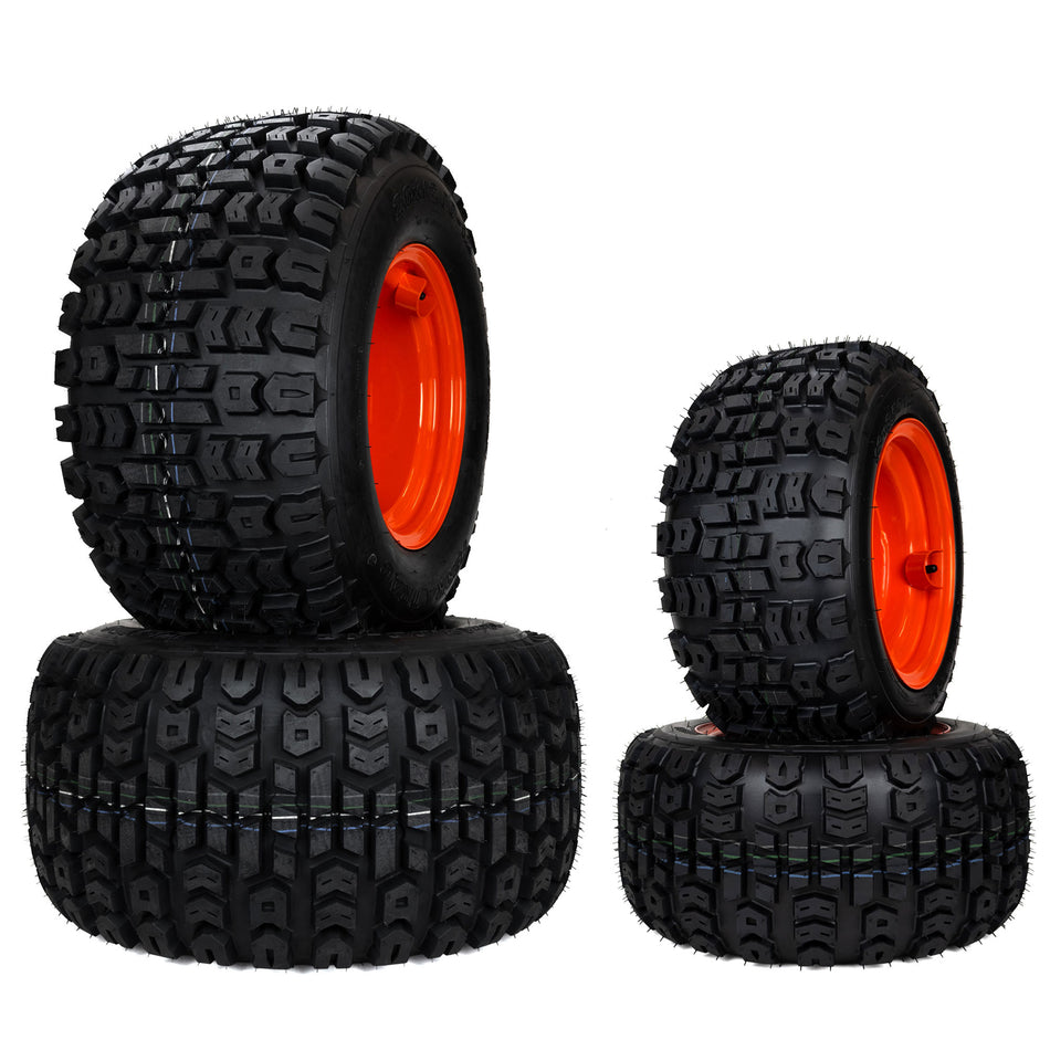 (4) All Terrain Tire Assemblies 26x12.00-12 18x8.50-10 Fits Kubota BX Series K2561-17100 K2581-18420