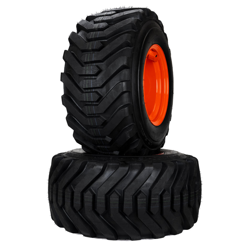 (2) Industrial Tire Assemblies 26x12.00-12 Fits Kubota BX Series K2561-17610