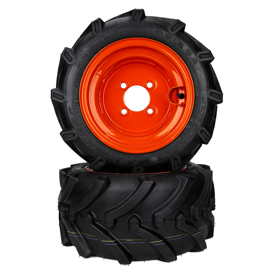 (2) Aggressive Tire Assemblies 18x8.50-10 Fits Kubota BX Series K2581-18410