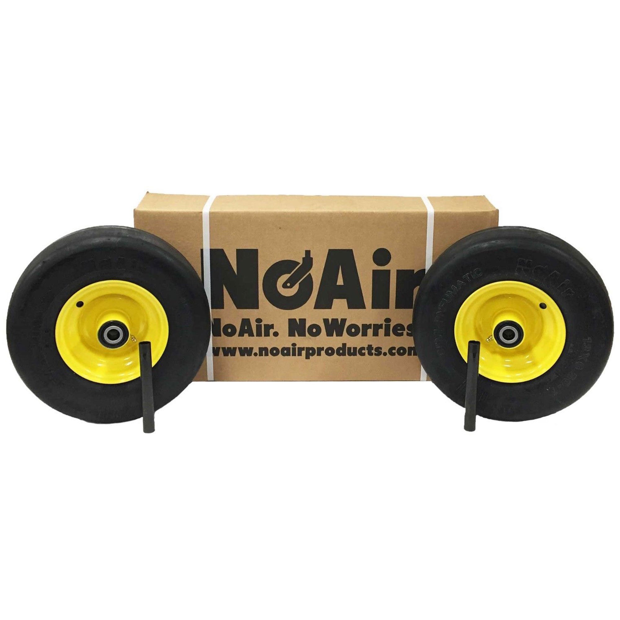 Ruote NoAir Flat Free 13x6.50-6 Per Gravely Ariens 07101226 – 2 Pezzi, Senza Camera D'aria