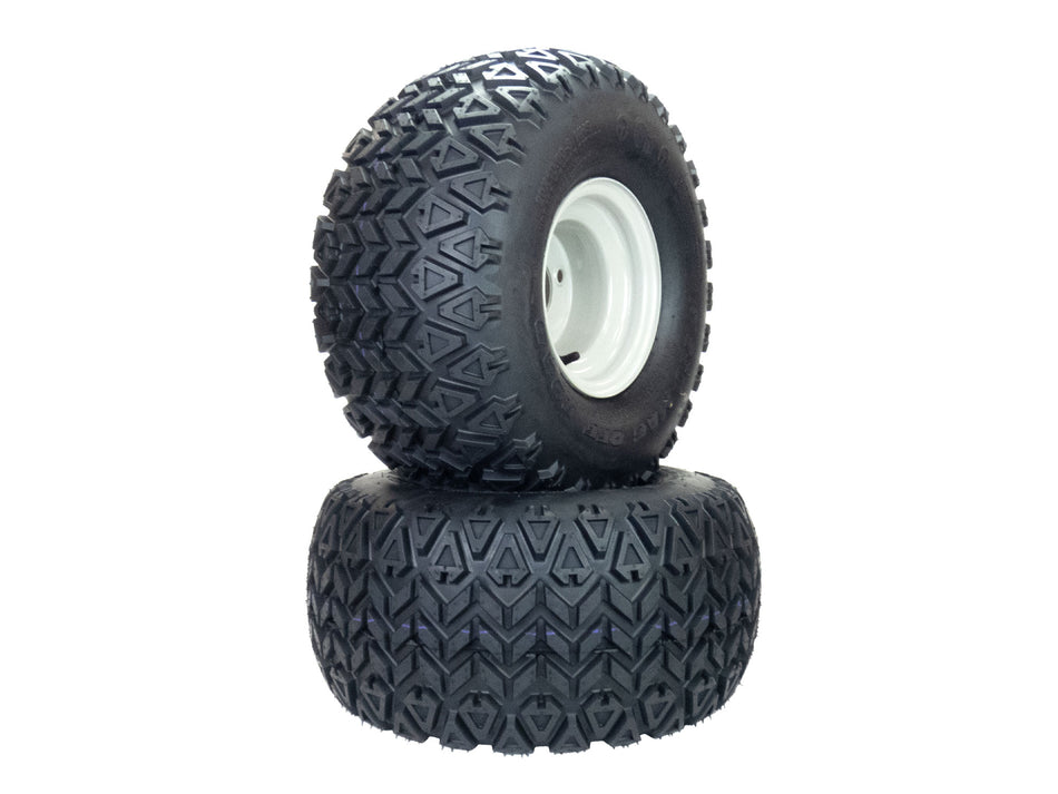 (2) All Terrain Tire Assemblies 20x10.00-8 Compatible With Gravely/Ariens ZT XL 48" 54" 07100513